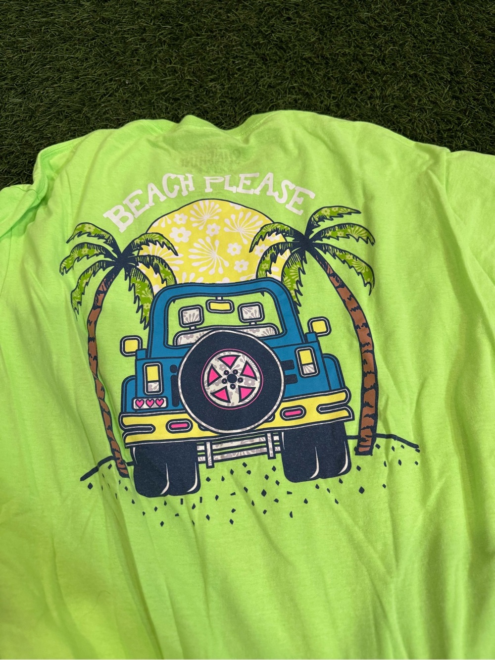Sunshine Raised Destin FL - Beach Please - Tshirt